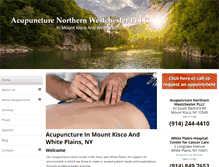 Tablet Screenshot of acupuncturenorthernwestchester.com